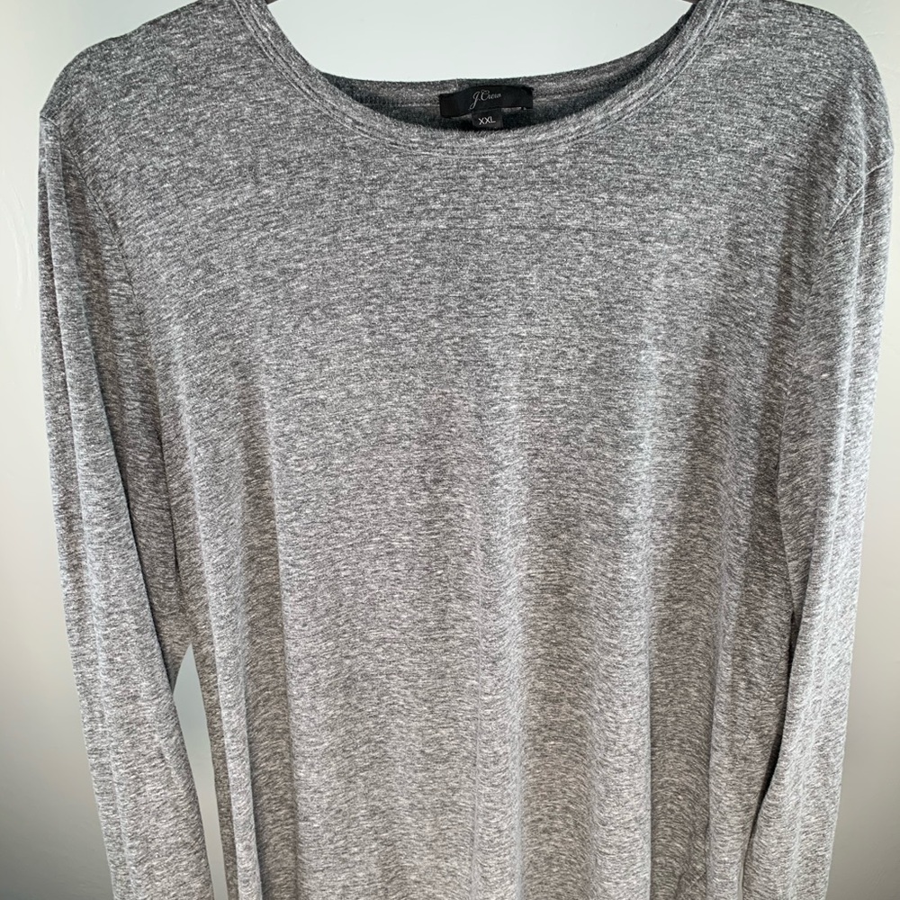 J.CREW open back long sleeved shirt